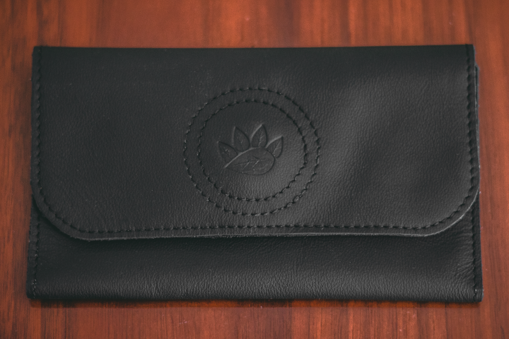 Pawch - Handcrafted Leather Rolling Tobacco Pouch Onyx