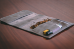 Pawch - Handcrafted Leather Rolling Tobacco Pouch Ash