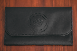 Pawch - Handcrafted Leather Rolling Tobacco Pouch Onyx